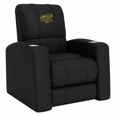 DREAMSEAT Home Theater Recliner with Wichita State Primary Logo XZ418301RHTCDBLK-PSCOL13785